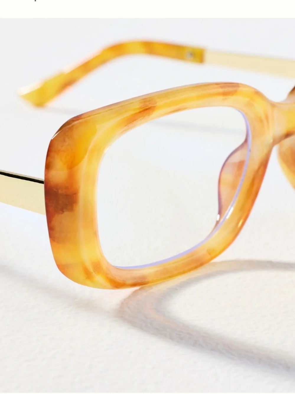 NWT Anthropologie I-SEA Rectangle Blue Light Bronze Readers 1.5X
